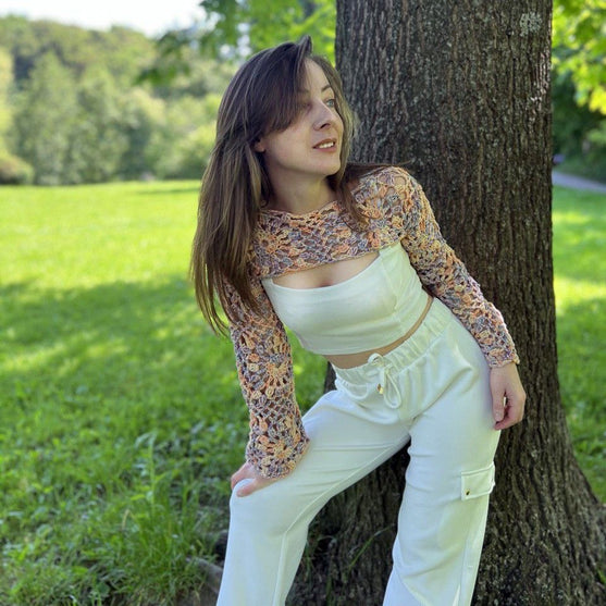 Lace Twist - Ärmelschal
5