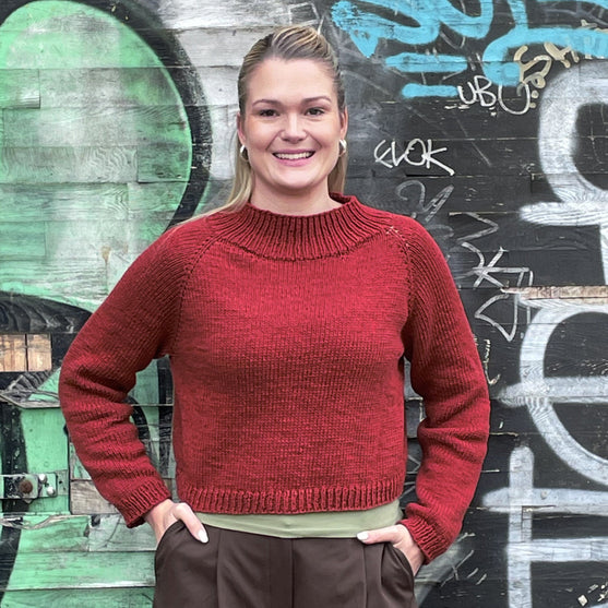 Sophie - Top-down-Pullover
2