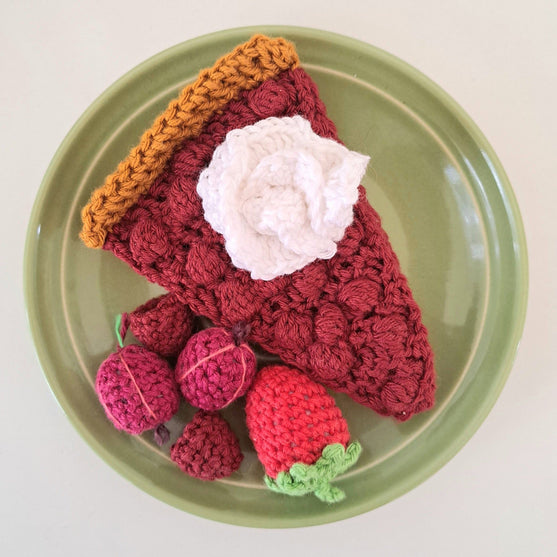 Kuchen mit roten Beeren
2
