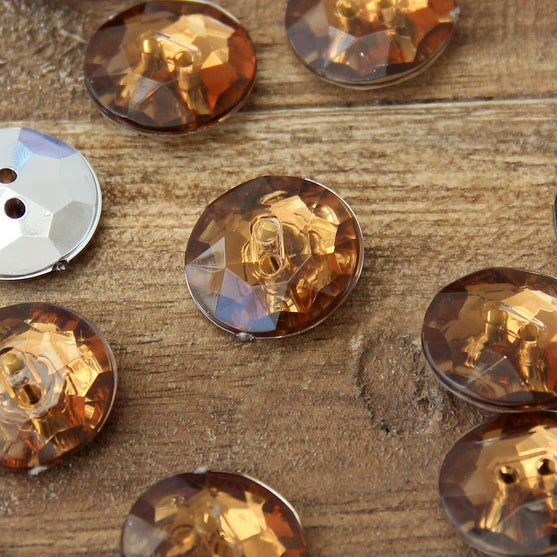 Cocktail Knöpfe mit 2 Löchern - 18 mm - Go Handmade
9