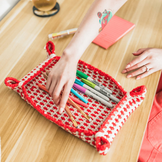 Dreifarbige Tabletts
2