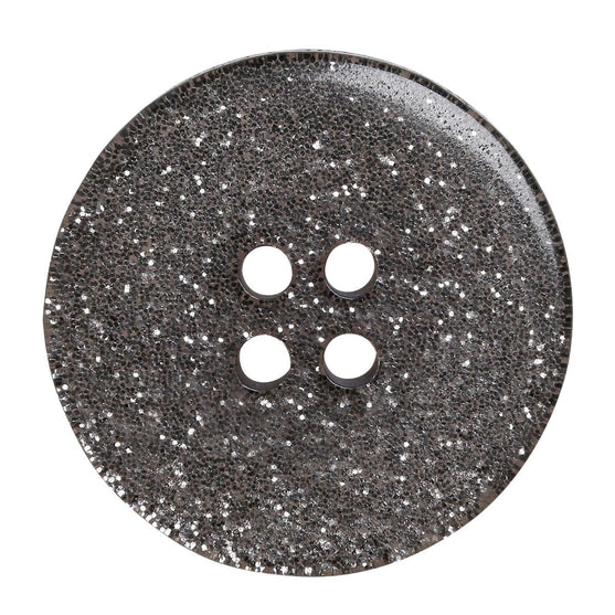 Glitzer Knöpfe - Schwarz - Verschiedene Größen - Go Handmade
4