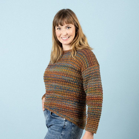 Nanna - Pullover im Reliefmuster
2