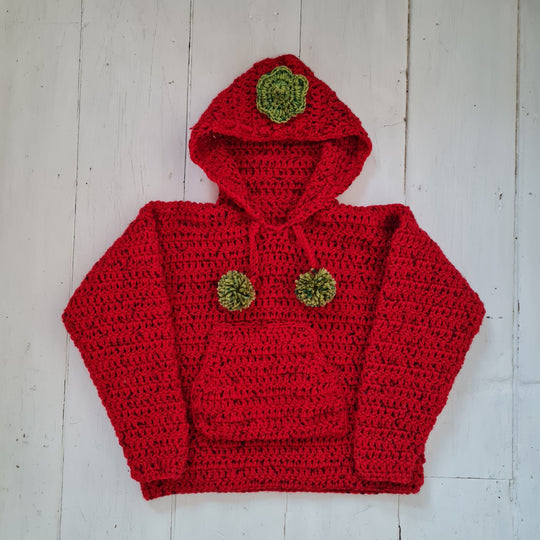 Strawberry - Kinder Kapuzenpullover