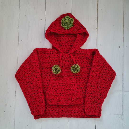 Strawberry - Kinder Kapuzenpullover