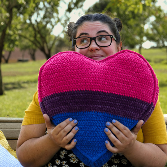 Bisexual Pride - Herzkissen