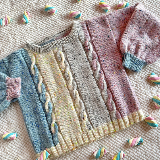 Marshmallow Swirls - Pullover
5