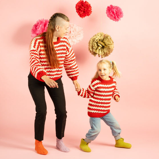 Candy Cane Stripes - Pullover
3