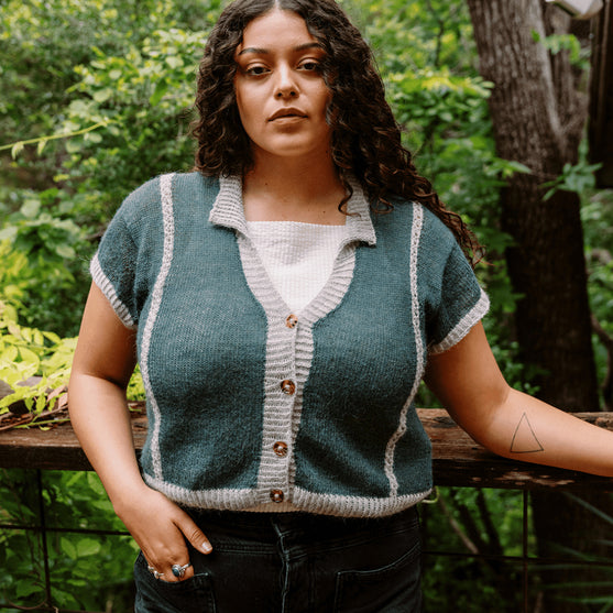 Diaphane Top - Geknöpftes Hemd
4