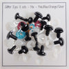 Glitzernde Sicherheitsaugen - Medium - Go Handmade
1