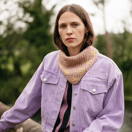 Pressed Flowers Kerchief - Mosaik-Bandana
5