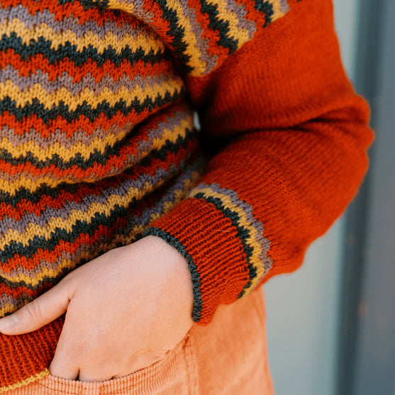 Lurdes - Chevron-Pullover
8