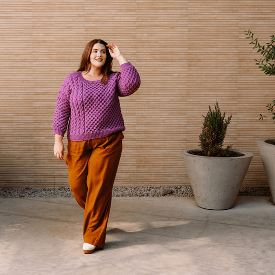 Cybil - Zopf-Pullover
3