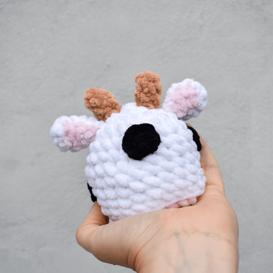 Kuh und Schwein - Wendepuppe
5