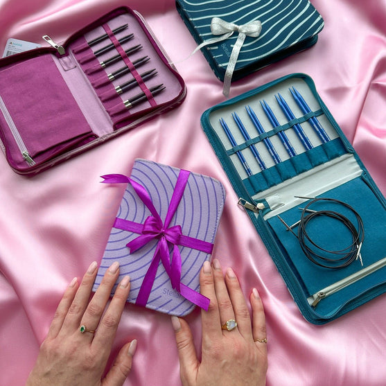 Betula Set Essential mit kurzen austauschbaren Rundstricknadeln – Mulberry - Hobbii
13