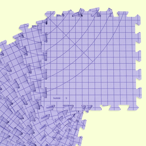 Spannmatten - Lila - Hobbii
4