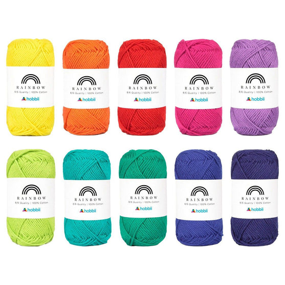 Rainbow Cotton 8/6 Color Pack - Hobbii
1