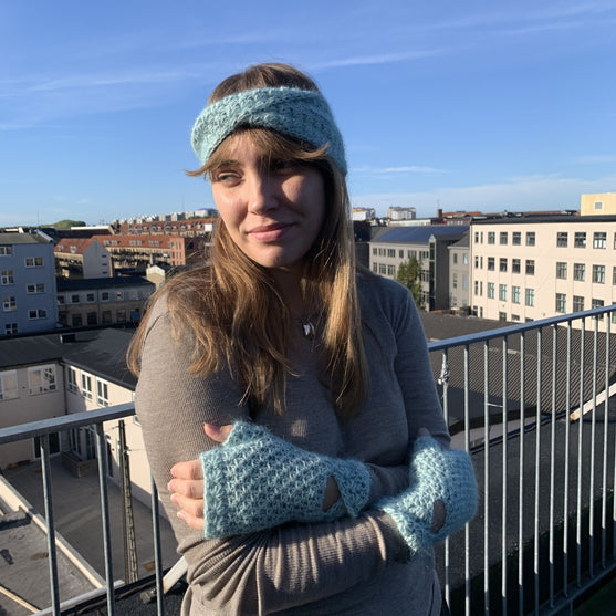 Soft Twist - Handschuhe und Stirnband
4