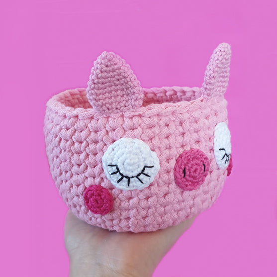 Kawaii Schweinchen - Korb
2
