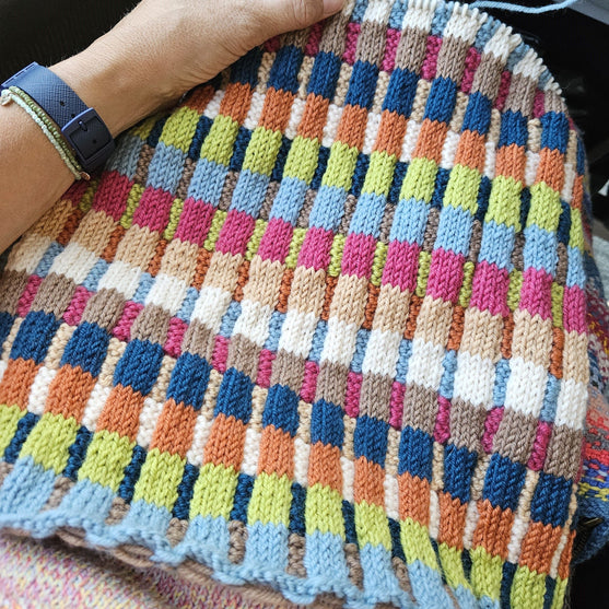 Farverig Konfekt - Kissen
4