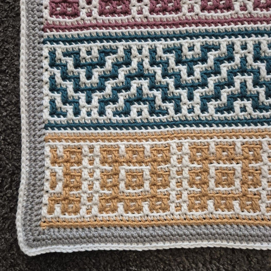 Lullaby Name Mosaic - Personalisierte Babydecke
7