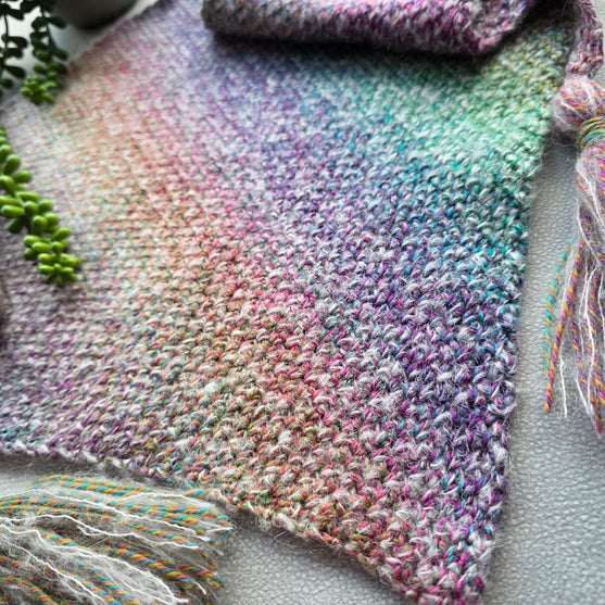 Magic Moss Stitch - Schal
3