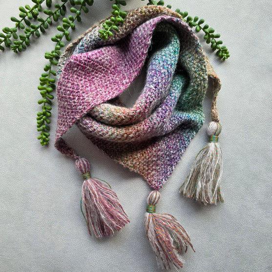 Magic Moss Stitch - Schal
2