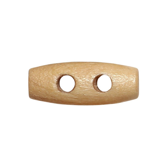 Längliche Holzknöpfe Mini - 20 mm - Go Handmade
2