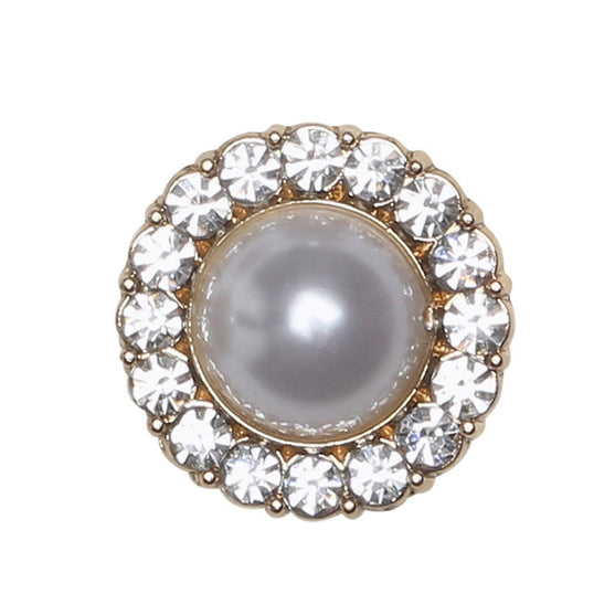 Perlenknöpfe mit Stein - Gold- Mehrere Größen - Go Handmade
3