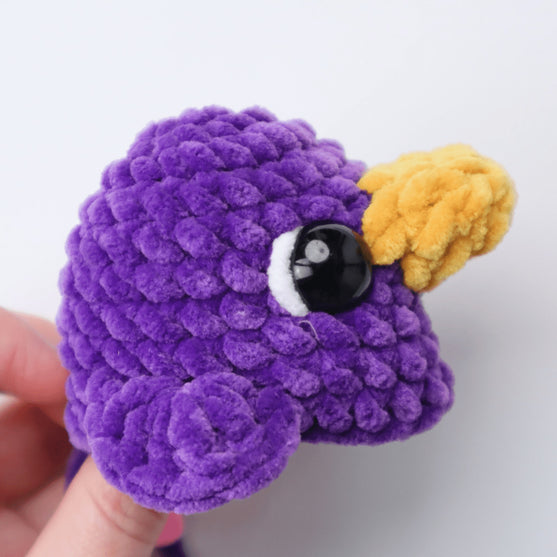 Krähen mit wenig Nähen
4