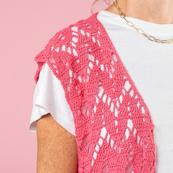 Leaf Me On - Weste - Pink Collection
7