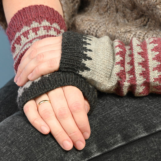 Handstulpen im Jacquardmuster
5