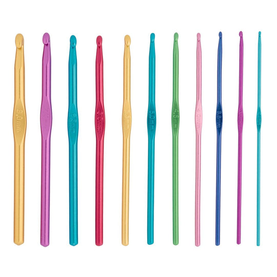 Alu Häkelnadel Set - 11 Größen - Hobbii