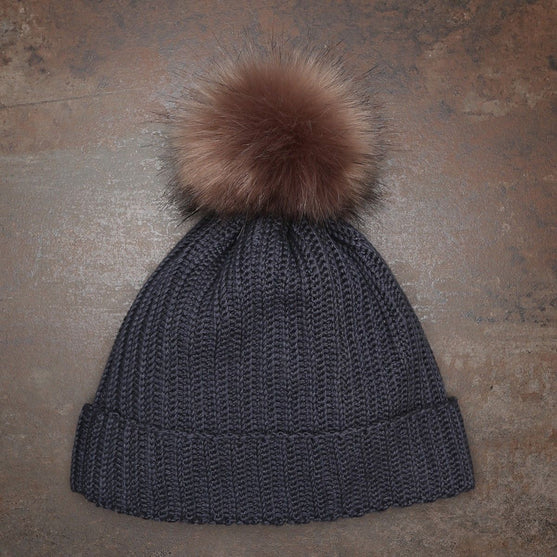 Bommelquast - Braun - Go Handmade
3