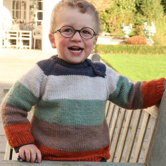 Paint Colorblock - Kinderpullover