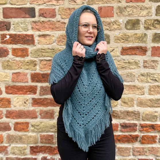 Diva - Tørklæde med krave
4