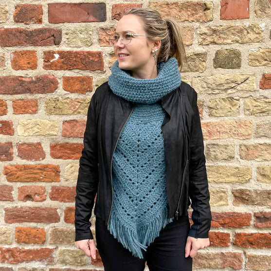 Diva - Tørklæde med krave
5