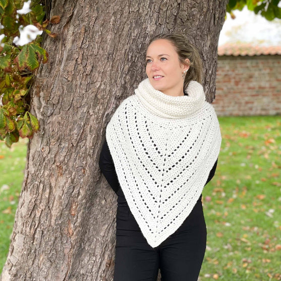 Diva - Tørklæde med krave
7