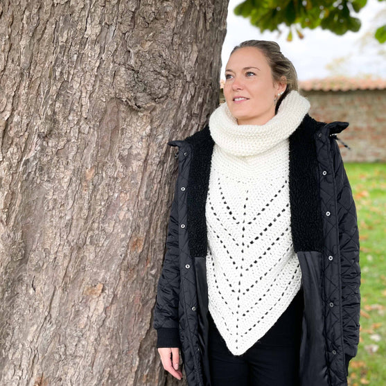 Diva - Tørklæde med krave
8