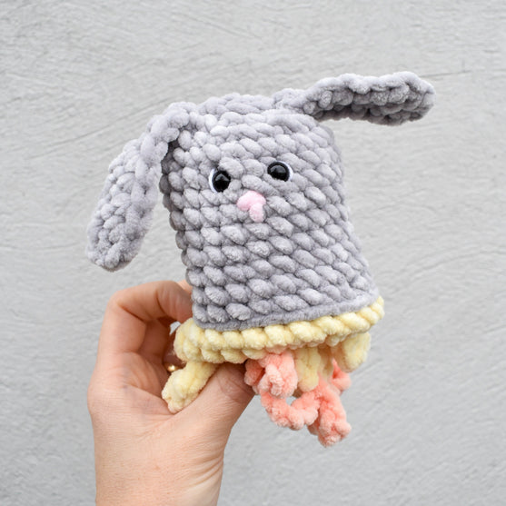 Hase und Küken - Wendepuppe
2