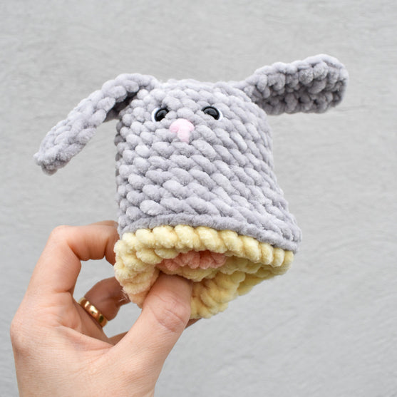 Hase und Küken - Wendepuppe
3