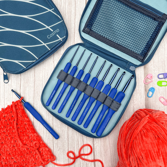 Cosmo Häkelnadel-Set – 9 Größen – Indigo - Hobbii
8