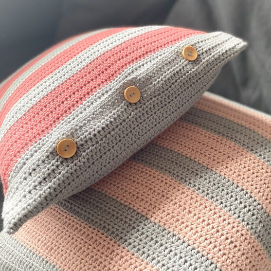Cotton Stripes Kissen – Quadratisch
2
