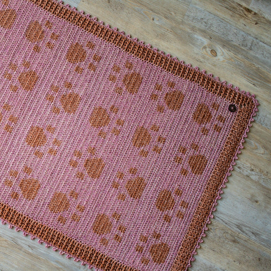 Fußabdrücke im Herzen - Decke
12