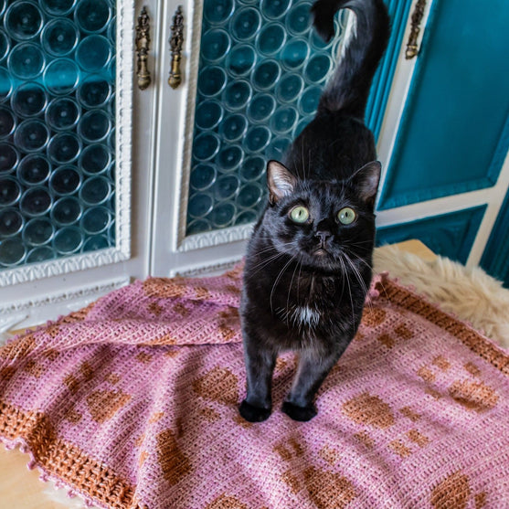 Fußabdrücke im Herzen - Decke
5