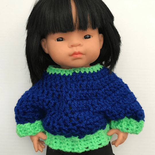 Miniland Puppenpullover - Häkeln