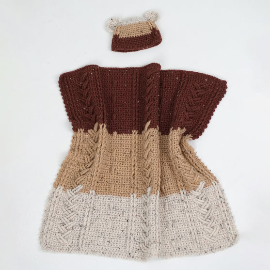 Happy Bear - Babydecke und Beanie
2