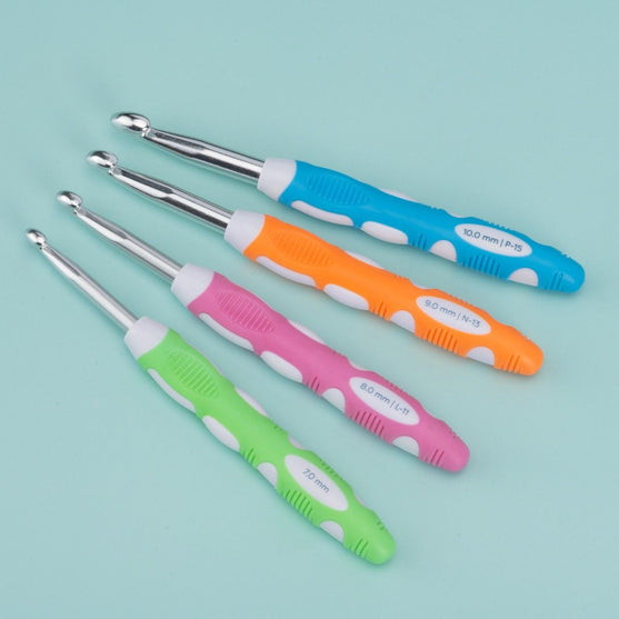 Duo Touch Häkelnadel Set - 4 Größen - Hobbii
2