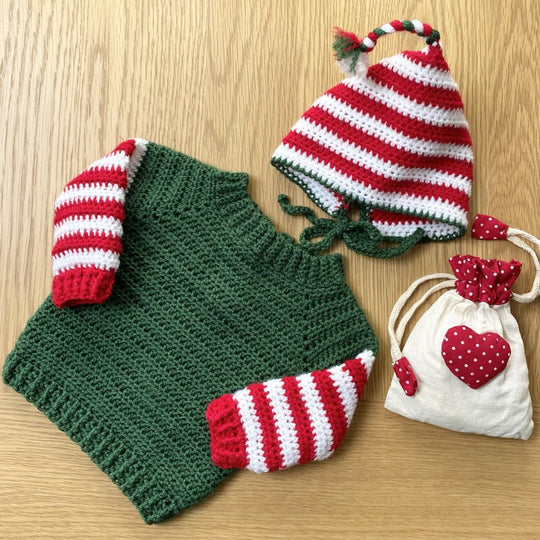 Baby Elf - Weihnachtspullover und - Mütze