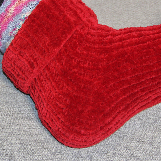 Socken mit Zopfmuster
3